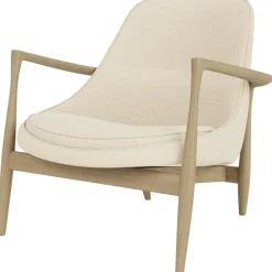 Audo Copenhagen Fåtöljer-Elizabeth Fåtölj, Naturlig Ek / Dunes Cognac Läder