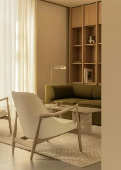 Audo Copenhagen Fåtöljer-Elizabeth Fåtölj, Naturlig Ek / Dunes Cognac Läder