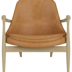 Audo Copenhagen Fåtöljer-Elizabeth Fåtölj, Naturlig Ek / Dunes Cognac Läder