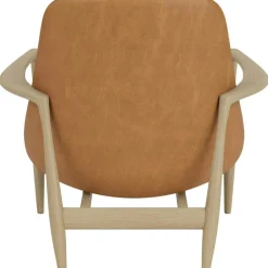 Audo Copenhagen Fåtöljer-Elizabeth Fåtölj, Naturlig Ek / Dunes Cognac Läder