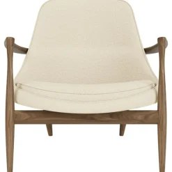 Elizabeth Fåtölj, Valnöt / Dunes Cognac Läder