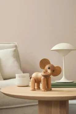 Spring Copenhagen Träfigurer|Dekorativa Accessoarer-Ella Baby Elephant Träfigur, 9 cm