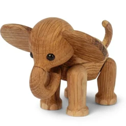 Spring Copenhagen Träfigurer|Dekorativa Accessoarer-Ella Baby Elephant Träfigur, 9 cm