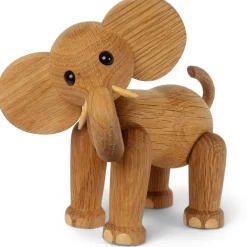 Spring Copenhagen Träfigurer|Dekorativa Accessoarer-Ella Baby Elephant Träfigur, 9 cm