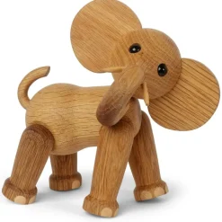 Spring Copenhagen Träfigurer|Dekorativa Accessoarer-Ella Baby Elephant Träfigur, 9 cm