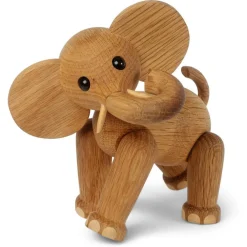 Spring Copenhagen Träfigurer|Dekorativa Accessoarer-Ella Baby Elephant Träfigur, 9 cm