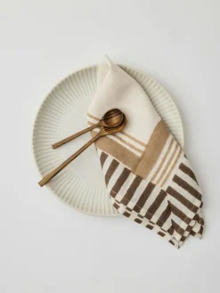 Tell Me More Servetter & Tillbehör-Ella Servett 50x50 cm, Brun