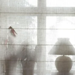 Ellie Hissgardin 160x220 cm, Vit