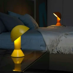 Martinelli Luce Skrivbordslampor|Bordslampor-Elmetto Bordslampa, Rubinröd