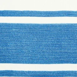 Embroidery Center Striped Linen/Cotton Kudde 40x60 cm, Beige/Off-white