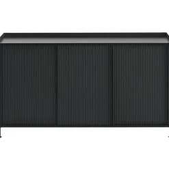 Enfold Skänk 45x148 cm, Oljad Ek / Deep Red