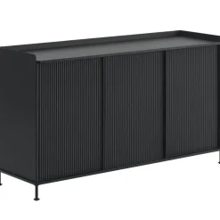 Enfold Skänk 45x148 cm, Oljad Ek / Deep Red