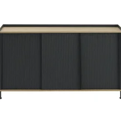 Enfold Skänk 45x148 cm, Oljad Ek / Deep Red