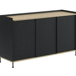 Enfold Skänk 45x148 cm, Oljad Ek / Deep Red