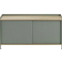 Muuto Skänkar & Sideboards-Enfold Skänk 45x124 cm, Oljad Ek / Deep Red