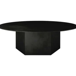 GUBI Soffbord-Epic Soffbord Ø110 Stål, Midnight Black