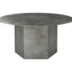 GUBI Soffbord-Epic Soffbord Ø80 Stål, Misty Grey
