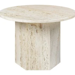 Epic Soffbord Rund 60 cm, Warm Taupe