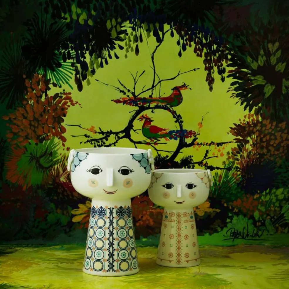 Eva Vas Blå, 12,5 cm