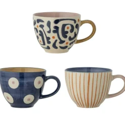 Bloomingville Tekoppar|Kaffekoppar-Eviaya Mugg 3-pack