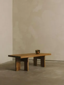 Frama Soffbord-Farmhouse Soffbord 70x70 cm, Mörk Ek