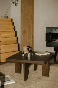 Frama Soffbord-Farmhouse Soffbord 70x70 cm, Mörk Ek