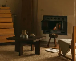 Frama Soffbord-Farmhouse Soffbord 70x70 cm, Mörk Ek