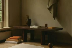 Frama Soffbord-Farmhouse Soffbord 70x70 cm, Mörk Ek