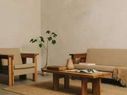 Frama Soffbord-Farmhouse Soffbord 70x70 cm, Mörk Ek