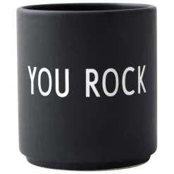 Design Letters Tekoppar|Kaffekoppar-Favourite Kopp 25 cl You Rock, Orange