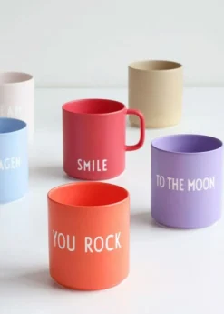 Design Letters Tekoppar|Kaffekoppar-Favourite Kopp 25 cl You Rock, Orange