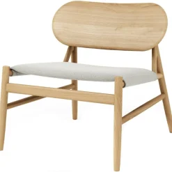 Ferdinand Loungefåtölj, Mörkoljad Ek / Läder Brandy