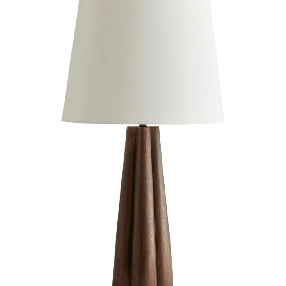 Fiber Bordslampa, Mörk Ek