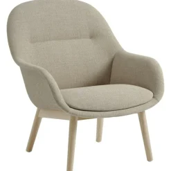 Fiber Fåtölj, Refine Konjak Läder / Svart