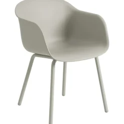 Muuto Trädgårdsstolar-Fiber Karmstol Utomhus, Antracit Svart