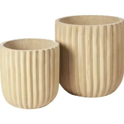 Fiber Krukor Antique Beige, 2-pack