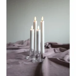 Flamme LED Antikljus Vit 2-pack, 25 cm