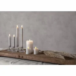 Flamme LED Antikljus Vit 2-pack, 25 cm