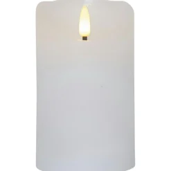 Star Trading Led-Ljus-Flamme Rustic LED Blockljus , 15 cm