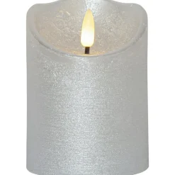 Star Trading Led-Ljus-Flamme Rustic LED Blockljus , 15 cm