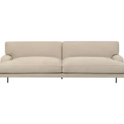 Flaneur Soffa LC 2,5-Sits, Ben Svart / Hot Madison 073 Beige