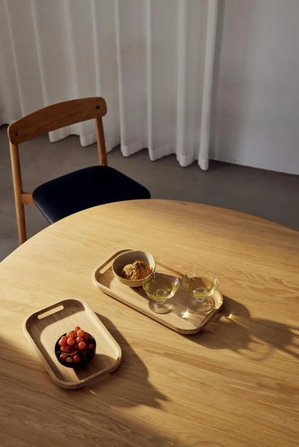 Flection Serveringsbricka Ek, 20x40 cm