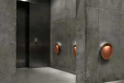 Louis Poulsen Vägglampor|Fasadlampor-Flindt Vägglampa Ø200 mm, Corten