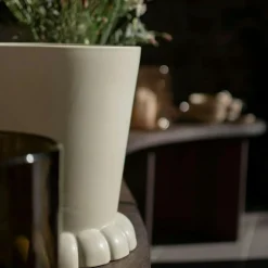 Flora Kruka Ø19 cm, Beige