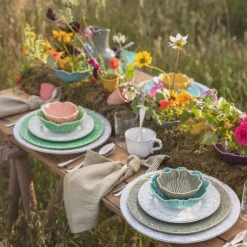 Bordallo Pinheiro Mattallrikar-Flora Middagstallrik 29 cm, Blå