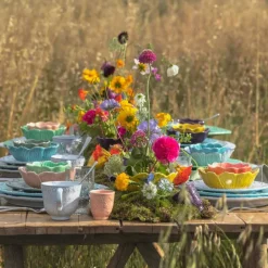 Bordallo Pinheiro Mattallrikar-Flora Middagstallrik 29 cm, Blå