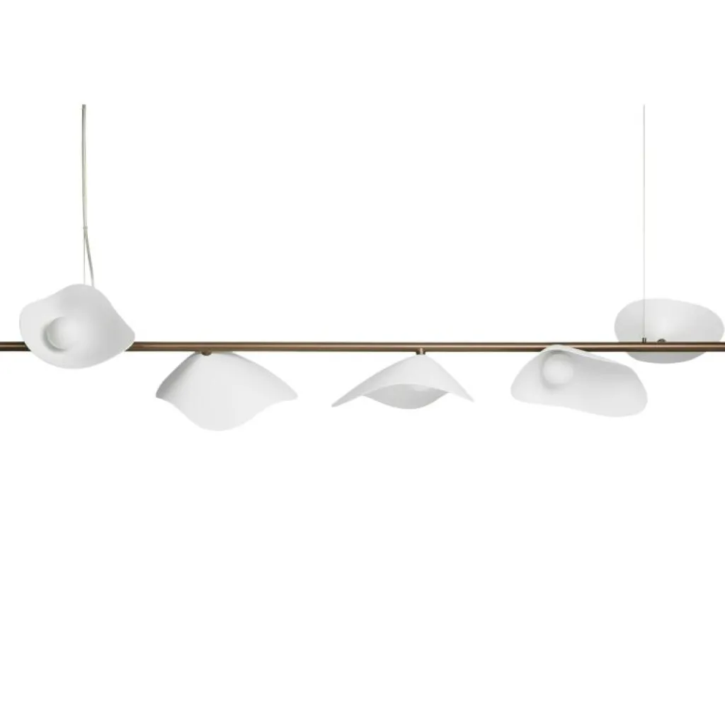 Nuura Pendellampor-Florii 5 Pendel, Dark Bronze / Vit