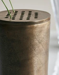 House Doctor Vaser-Flow Vas 18xØ9, Brunad mässing