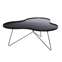 Flower Mono Soffbord 90 cm, Ek/Krom