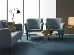 Flower Mono Soffbord 90 cm, Ek/Krom